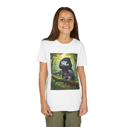 The African Grey Sentinel Youth Short Sleeve Tee