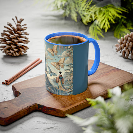 Butterfly Empress Colorful Mug – Graceful Butterflies & Timeless Elegance
