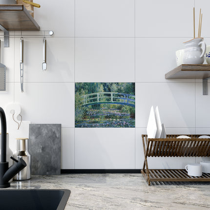 Water Lilies and Japanese Bridge by Claude Monet Ceramic Tile