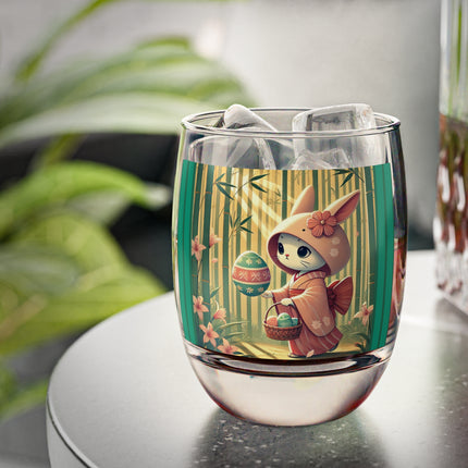 Geisha Kitten’s Easter Stroll Whiskey Glass