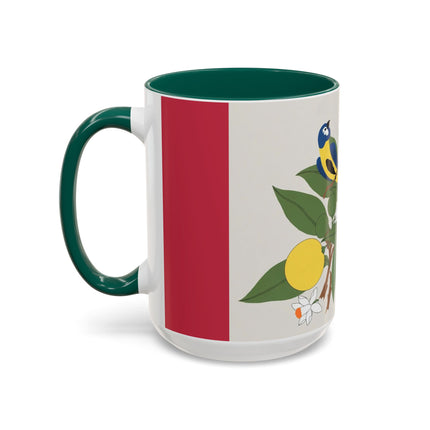 Blue Tit & Butterfly Colorful Mugs – Spring Harmony & Delicate Beauty