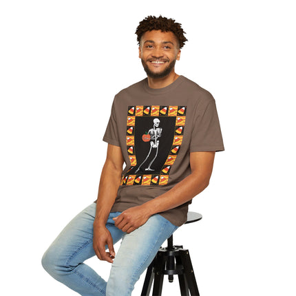 Candy Corn Skeleton Unisex Garment-Dyed T-shirt