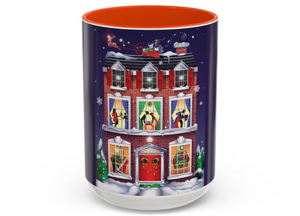 A Christmas Eve Celebration Colorful Mugs (11oz, 15oz)