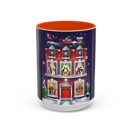 A Christmas Eve Celebration Colorful Mugs (11oz, 15oz)