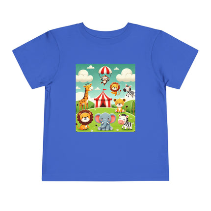 Whimsical Circus Friends Toddler Short Sleeve Tee
