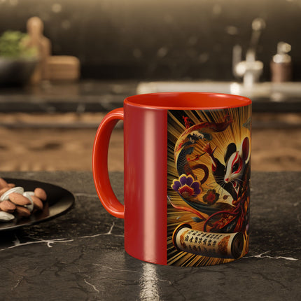 Theatrical Mouse on a Mission Colorful Mugs (11oz, 15oz)