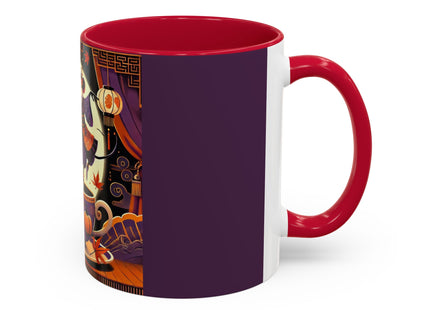 Theatrical Halloween Mice on Teacup Colorful Mugs (11oz, 15oz)