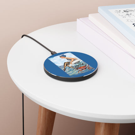 Playful Waves and Fashion Follies Wireless Charger