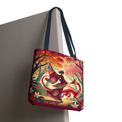 The Dragon Fairy’s Dance Tote Bag – Enchanted Grace & Spring Magic
