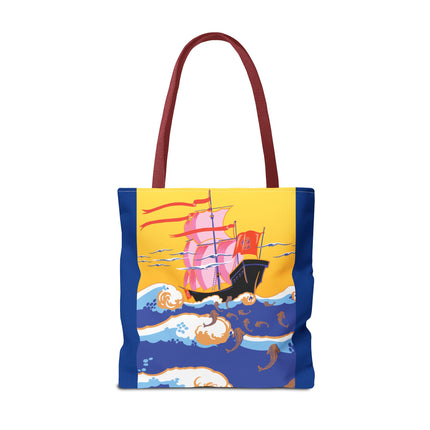 Golden Seas and Whimsical Dreams Tote Bag (AOP)