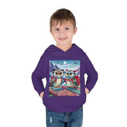 Whimsical Wise Ones Toddler Pullover Fleece Hoodie
