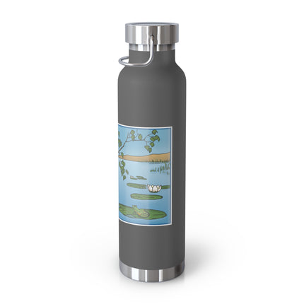 The Crow and the Frog Copper Vacuum Insulated Bottle, 22oz