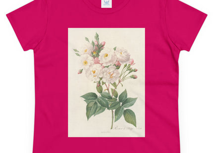 Rosa Noisettiana by Pierre Joseph Redouté Women's Midweight Cotton Tee