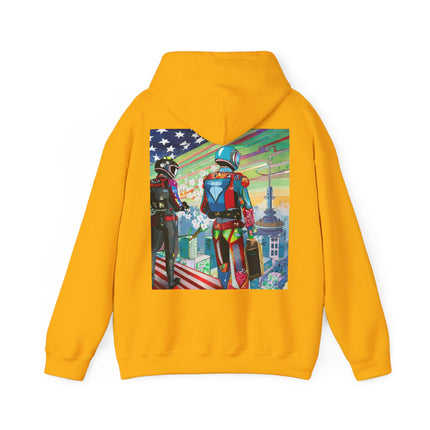 NSA Cyber Punk Computer Hacking Team – Heavy Blend™ Hooded Sweatshirt