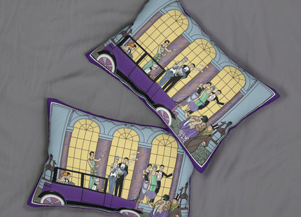 Au Revoir by George Barbier Spun Polyester Lumbar Pillow