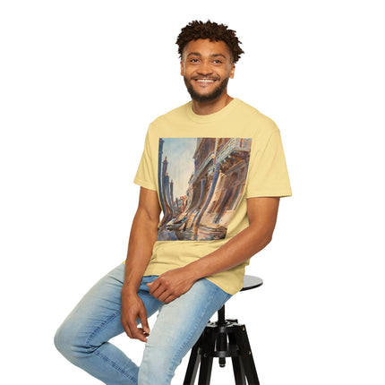 Gondola Moorings on the Grand Canal by John Singer Sargent  Unisex Garment-Dyed T-shirt