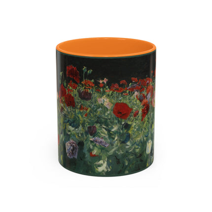 A Study of Poppies for Carnation, Lily, Lily, Rose by John Singer Sargent Colorful Mugs (11oz, 15oz)