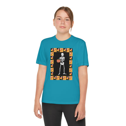 Candy Corn Skeleton Youth Competitor Tee
