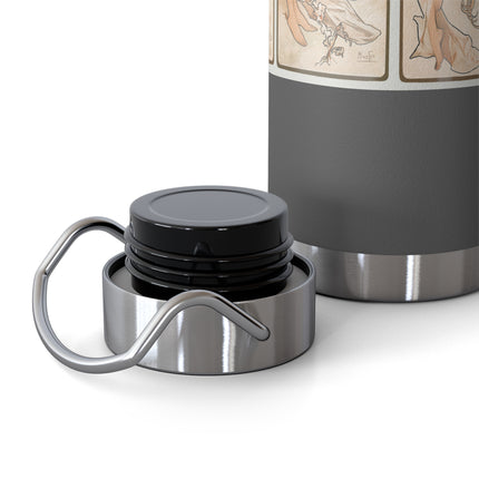The Seasons by Alphonse Maria Mucha Copper Vacuum Insulated Bottle, 22oz