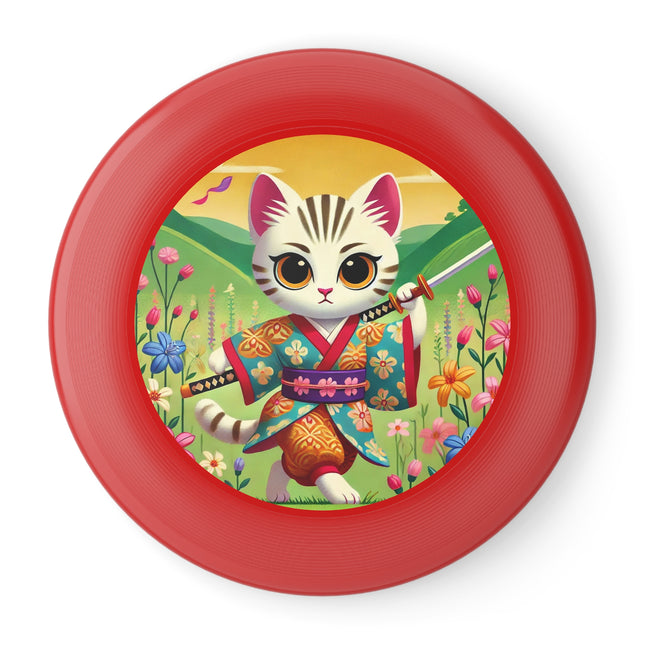 Samurai Kitten Wham-O Frisbee – Bold Strides & Honorable Blades