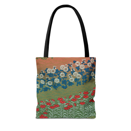 Japanese Flower Pattern II by G.A. Audsley Tote Bag (AOP)