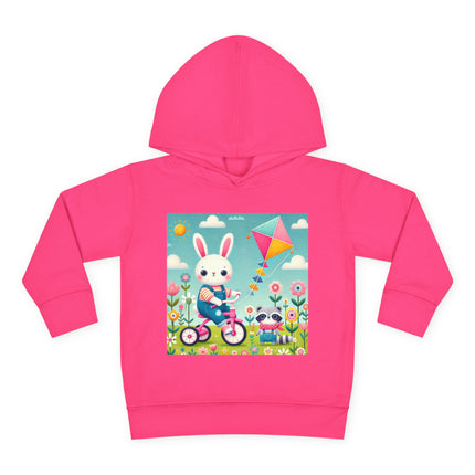 Breezy Meadow Ride Toddler Pullover Fleece Hoodie
