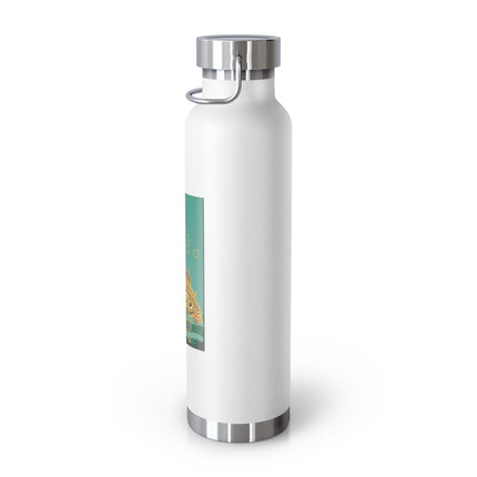 Golden Serenity Copper Vacuum Insulated Bottle, 22oz