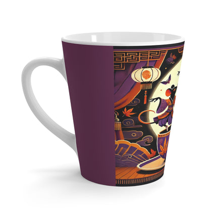 Theatrical Halloween Kabuki Latte Mug