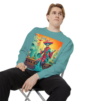 Skeleton Crew of the Misty Seas Unisex Garment-Dyed Sweatshirt