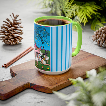 Enchanted Easter Gathering Colorful Mugs (11oz, 15oz)