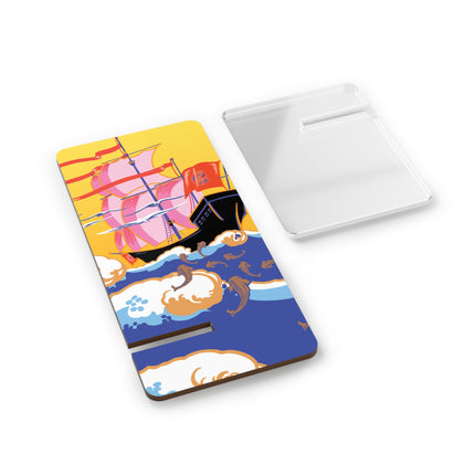 Golden Seas and Whimsical Dreams Mobile Display Stand for Smartphones