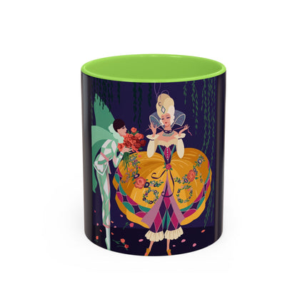 Moonlit Masquerade: The Fairy Queen's Ball Colorful Mug (11oz, 15oz) – Fairy Tale Elegance, Fantasy Charm & Enchanted Style