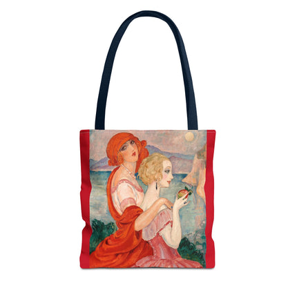 Sur la Route d'Anacapri by Gerda Wegener Tote Bag (AOP)