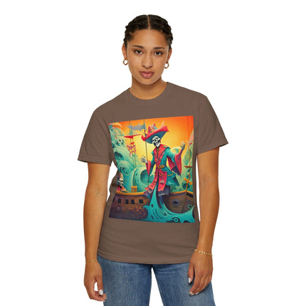 Skeleton Crew of the Misty Seas Unisex Garment-Dyed T-shirt