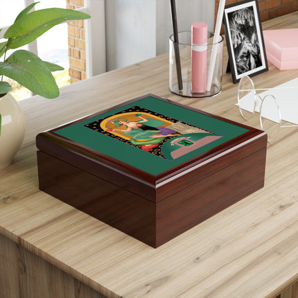 May & Emerald (from the Gem Series) by Sofia Chiostri Jewelry Box