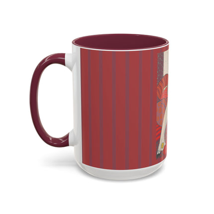 Les Coussins by Georges Lepape Colorful Mugs (11oz, 15oz)