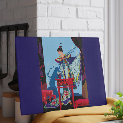 A Visual Journey by Umberto Brunelleschi Glass Cutting Board