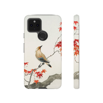Japanese Bird on Maple by Ohara Koson Phone Cases