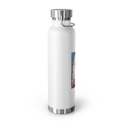 August & Peridot (from the Gem Series) by Sofia Chiostri Copper Vacuum Insulated Bottle, 22oz