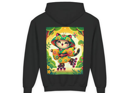 Firefly Dance on Wheels Youth Heavy Blend Hooded Sweatshirt