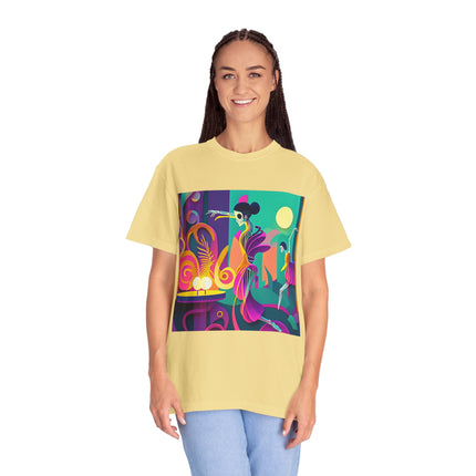 Dance of the Skeleton Ballerinas Unisex Garment-Dyed T-shirt