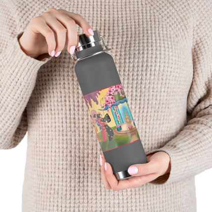 A Dance of Colors and Serenity by Carlo Chiostri Copper Vacuum Insulated Bottle, 22oz
