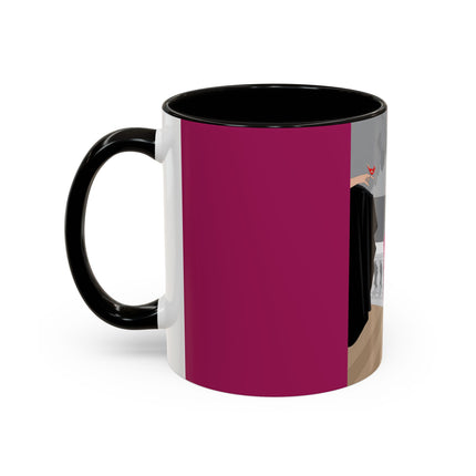 The Red Bird Colorful Mugs – Gentle Storybook Charm & Elegant Whimsy