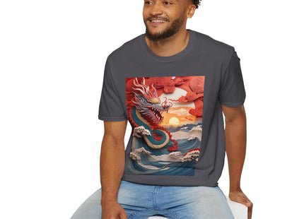 Stormbound Dragon Garment-Dyed T-shirt Softstyle T-Shirt