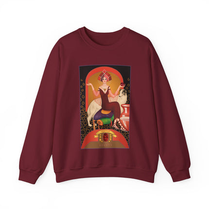 January & Garnet (from the Gem Series) by Sofia Chiostri Heavy Blend™ Crewneck Sweatshirt