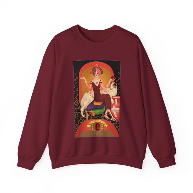 January & Garnet (from the Gem Series) by Sofia Chiostri Heavy Blend™ Crewneck Sweatshirt