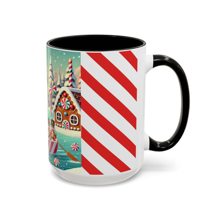 Nutcracker Candy-Striped Adventure Colorful Mugs (11oz, 15oz)