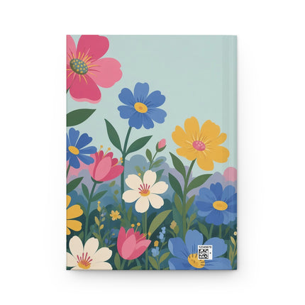 🪞🌸 The Lady Of The Floral Parasol Hardcover Journal – Art Deco Garden Elegance