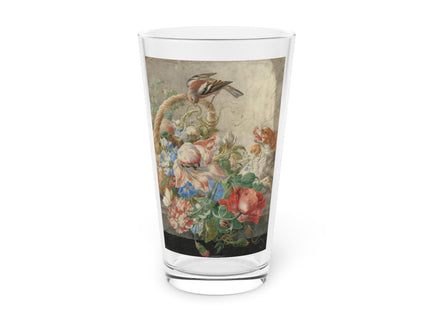 A Basket with Flowers by Herman Henstenburgh Glass, 16oz