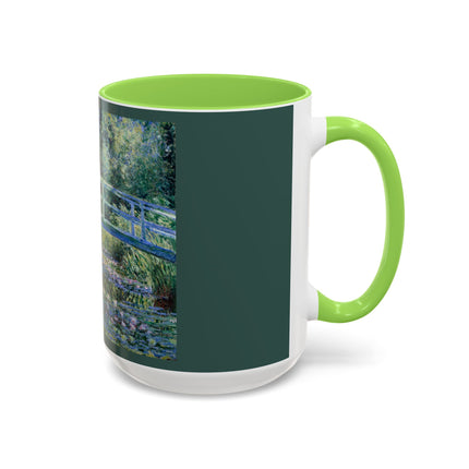 Water Lilies and Japanese Bridge by Claude Monet Colorful Mugs (11oz, 15oz)